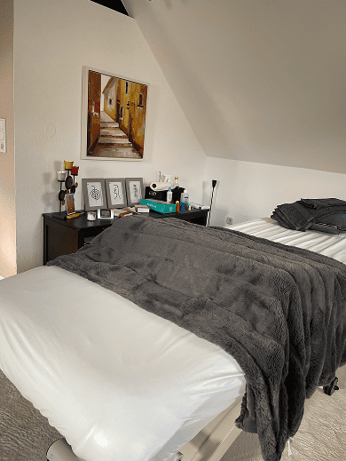 Massagebank - von rechts